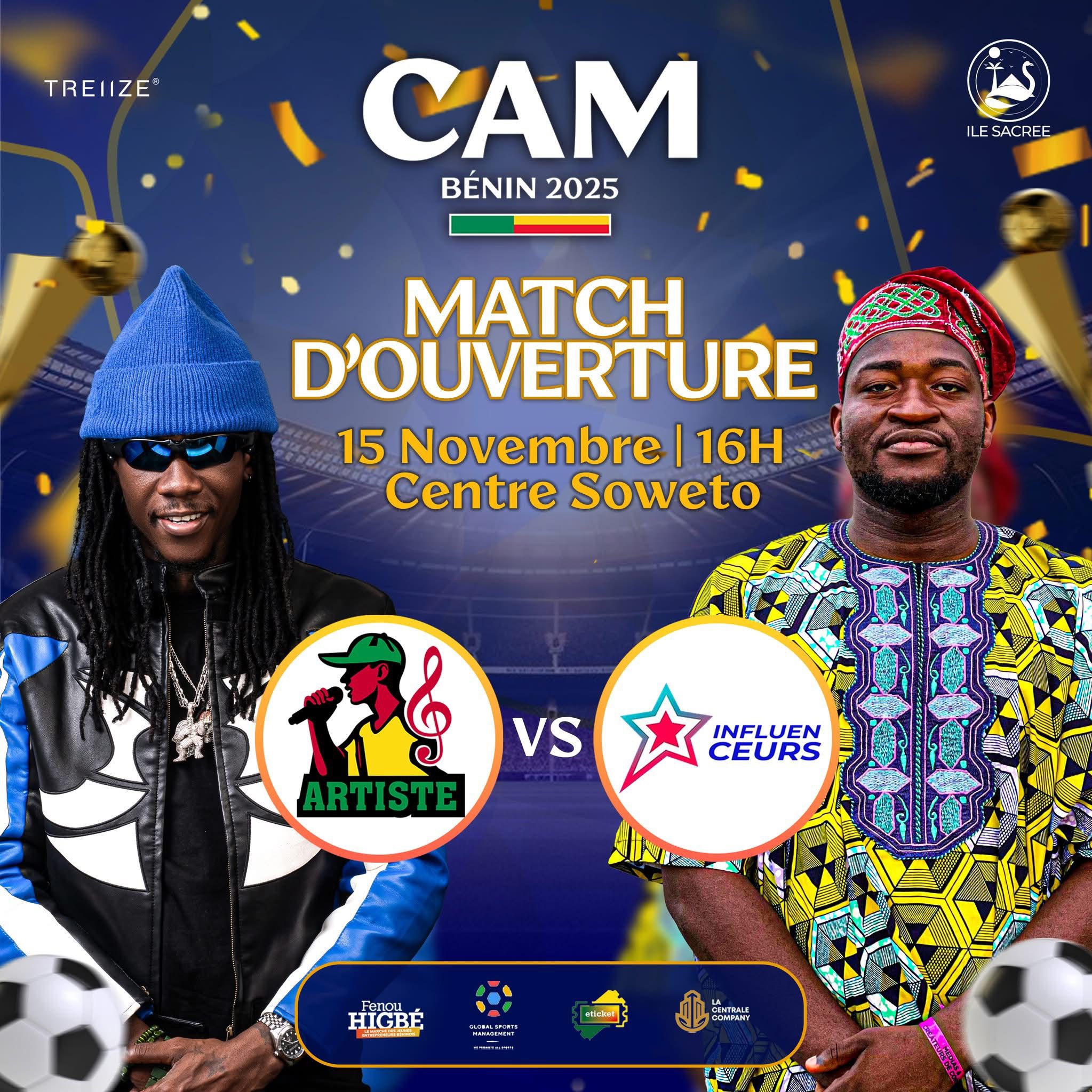 ⚽ CAM BÉNIN 2025 - MATCH D'OUVERTURE